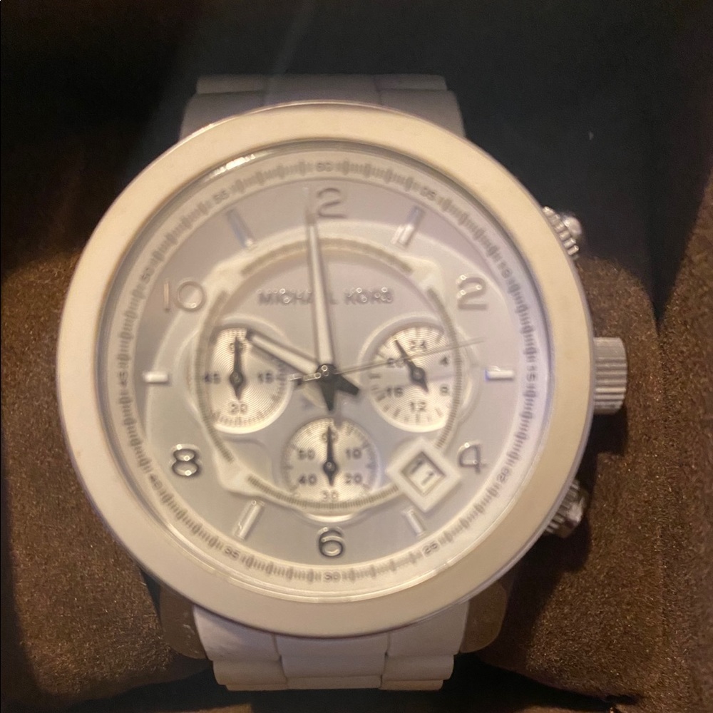 Michael Kors white/cream womens watch